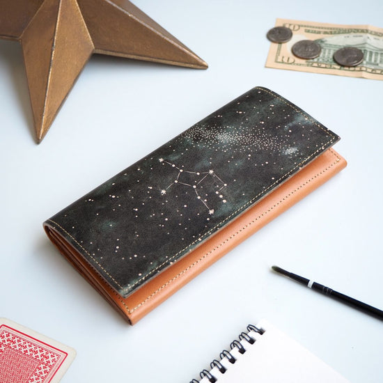Flap Long Wallet (12 Starry Sky 12 Designs)
