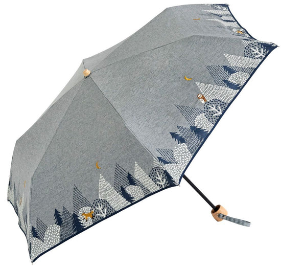 Folding Umbrella Forest Animals Mini