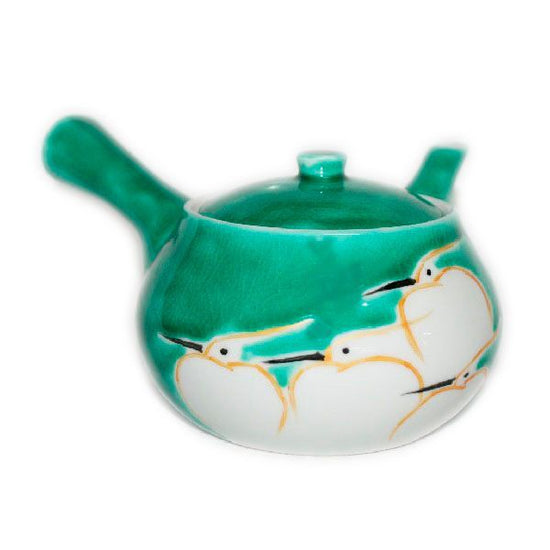 [Eisyou] Teapot with egret design