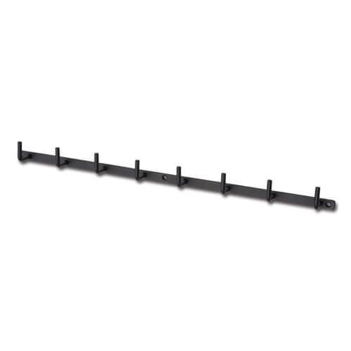 63139 [POSH MADE] Iron Wall Hooks, 8 strands, black