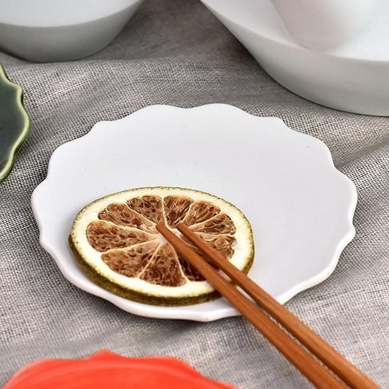 White Mat Kikyo Plate S White Japanese Tableware, Small Plate, Made in Japan, Minoyaki, Stylish, Modern