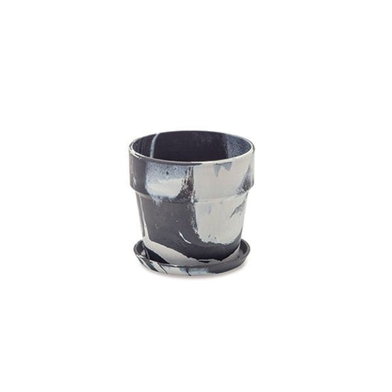 81088 [PLUS THE GREEN] Urban Plant Pot Charcoal/Milk