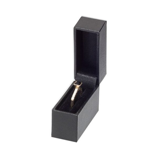 Mail-order ring box, leather paper style, 20 pieces, KL-109R