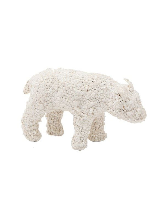 Fabric Animal Bear Objet (White Boucle) M68-2434WH