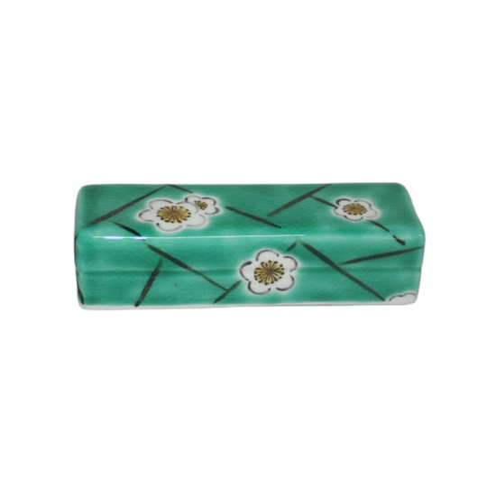 [Eisyou] Paperweight with design of plum blossoms on ice crack (small)