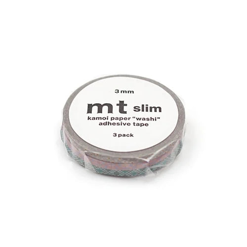 mt slim Masking Tape (Set of 3) – Cross Stitch, 3mm×7m