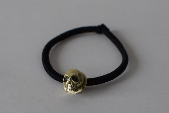 Scull Hair Clip - Brass