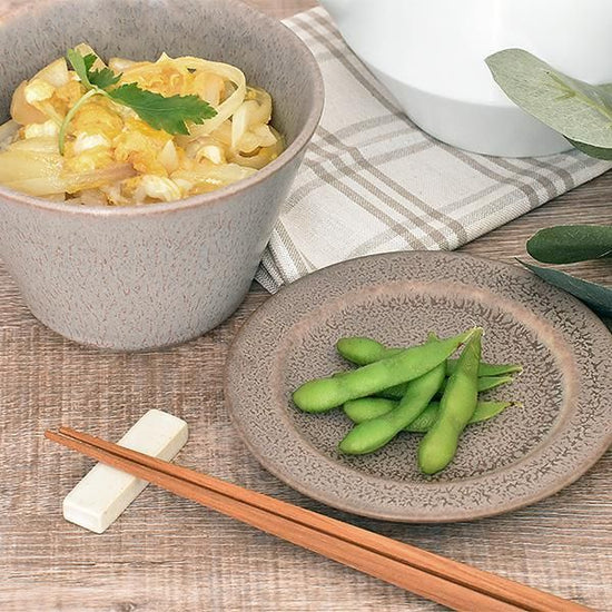 Cuisine Glaze Multi Bowl Lid Brown Western Tableware Round Bowl Made in Japan Minoyaki Stylish Modern