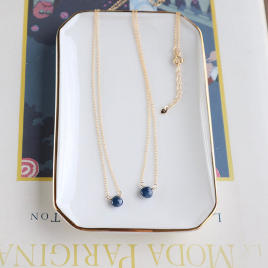 Birth stone necklace (September)