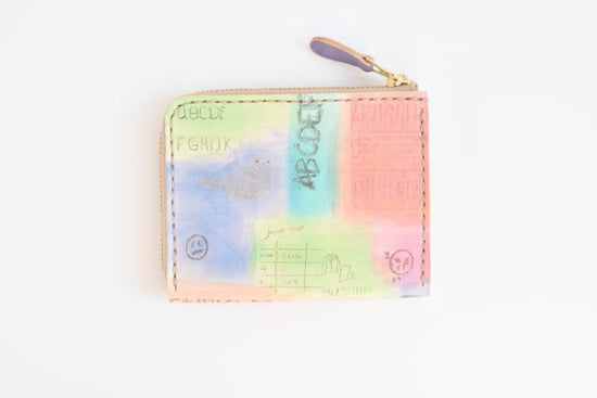 Graffiti No.102 (L-shaped zipper mini wallet)