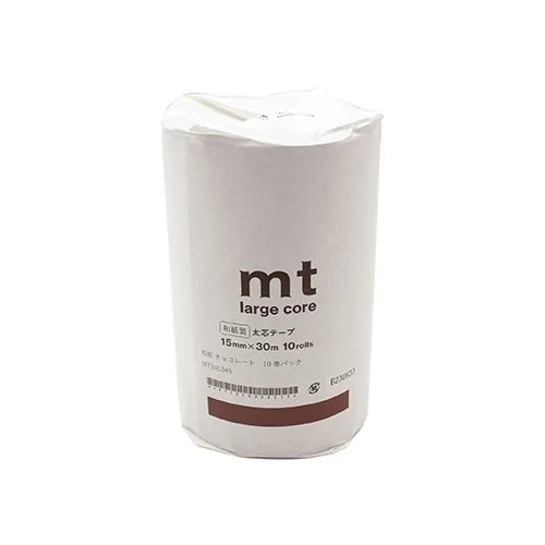 mt Large Core Masking Tape (10-Pack) – Chocolate, 15mm×30m
