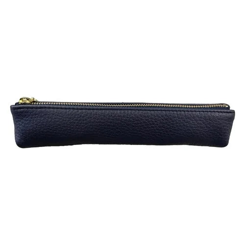 LIFE Leather Pen Case – Navy, Small