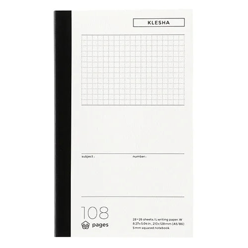 LIFE KLESHA Notebook – A5 (custom), Dotted grey rule (N800)