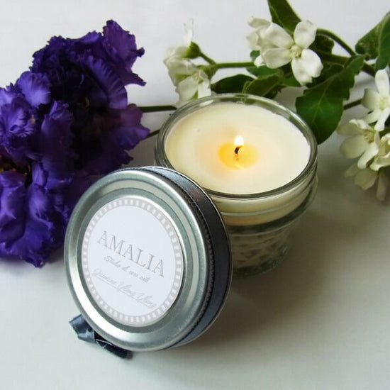Aroma Soy Wax Candle - Jasmine & Ylang Ylang