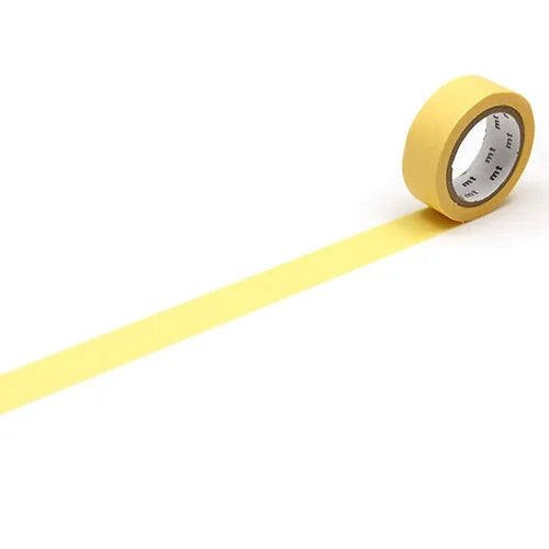 mt Masking Tape – Egg Yellow, 15mm×7m