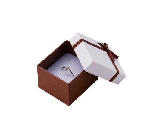 Accessory Box with Ribbon, 20 pieces, mount for pierced earrings, rings and necklaces AR-REP-726