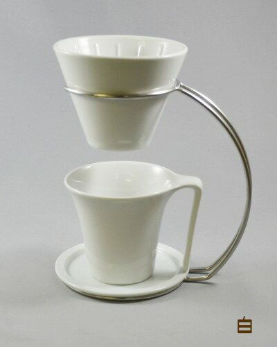 [Stylie dripper (white) with mug]