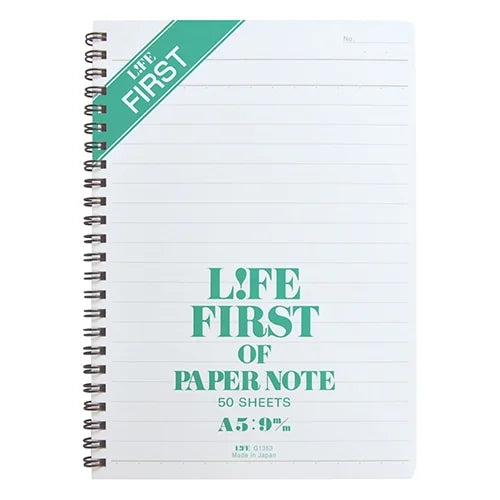 LIFE First Ring Notebook – A5, Ruled