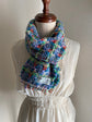 Handwoven tweed scarf | mid ♭115 [made with apparel leftover yarn]