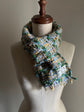 Handwoven tweed scarf | mid ♭60 [made with apparel leftover yarn]