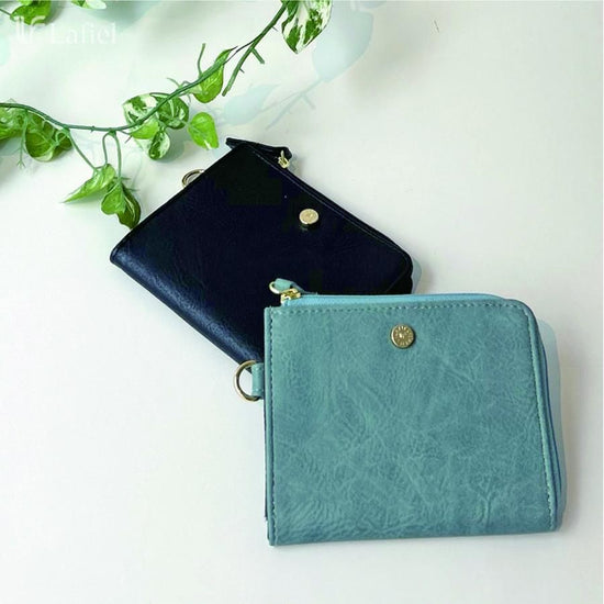 Genuine Leather-Like Synthetic Leather Mini Wallet