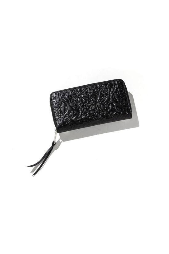 Jacquard Long Wallet (Black)