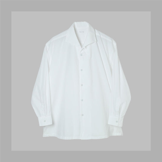 SOWBOW SHIRT -A (Wide Fit) BROAD WHITE