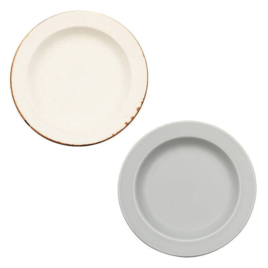 Minimal Cafe Plate S Ivory / Cool Gray