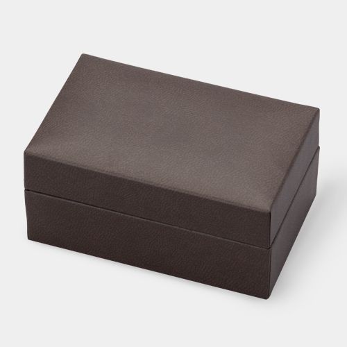 Mini Jewelry Box Square Shape, Leather Style Paper, 12 pieces CB Series CB-4011-J