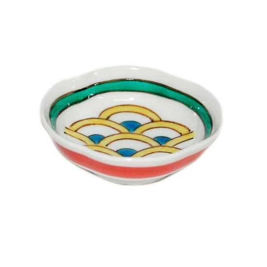 [Eisyou] Moyu bean dish with a design of blue sea waves