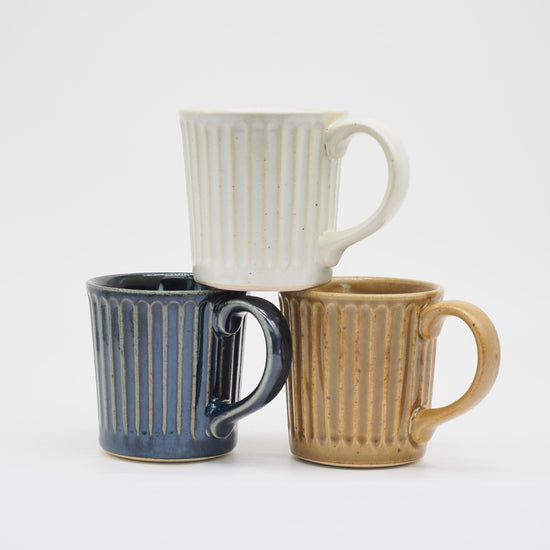 [Bread and Rice] Shaved pattern -MUG (set of 3)