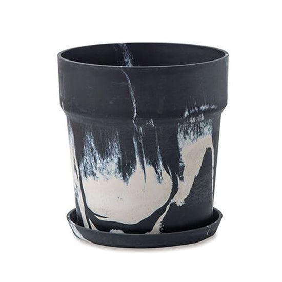 81040 [PLUS THE GREEN] Urban Plant Pot Charcoal/Milk