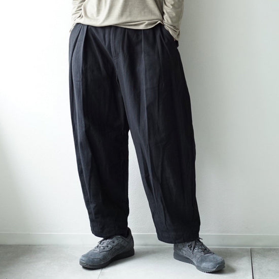 Barathea Cloth Balloon Pants(BLACK)