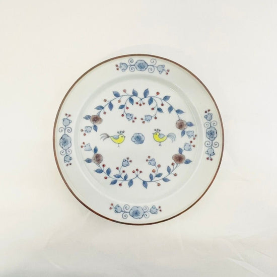 [Hitomi Ikejima] Flower and Bird Plate Platter