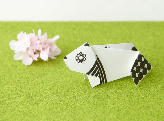 Postcard ori-hagaki geometric