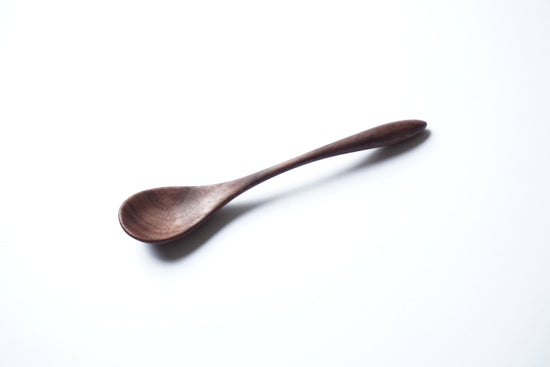 Wooden Dessert Spoon (walnut)A002-0