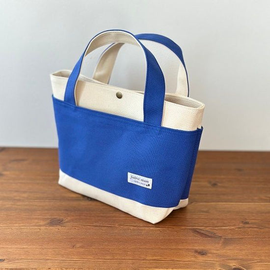 <New Products>S Tote of Solid Canvas *Kinari, Royal Blue