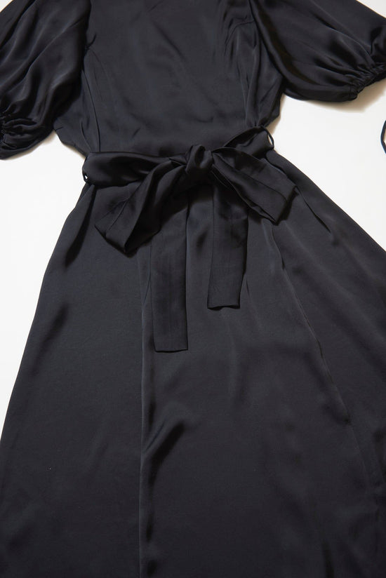 Cupra Taffeta Dress (Black)