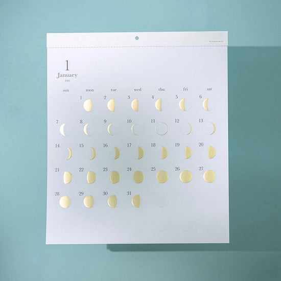 Moon Calendar GOLD Michiru Kira International Package 2026 Wall Calendar