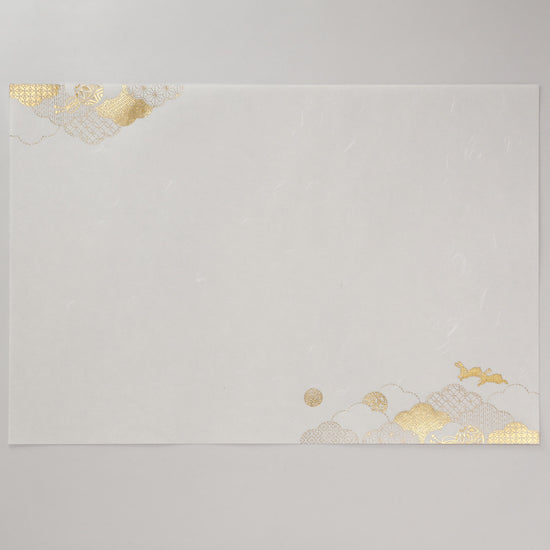 Foil-stamped food wrapping paper [ball rabbit].