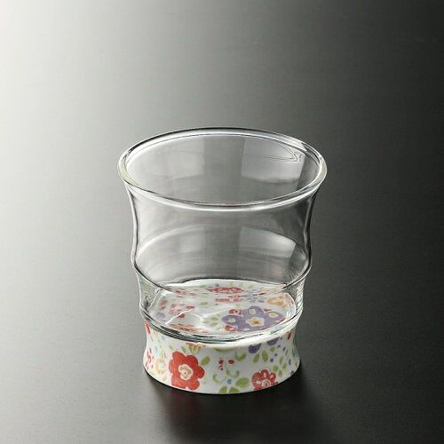 Shochu, Arita Roman glass, fleur (tropical)