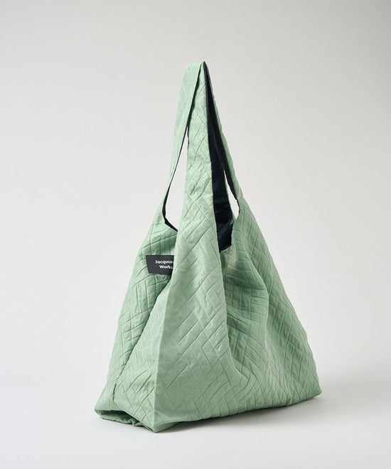 DOUBLE bag / green matrasse / L