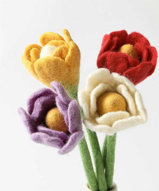 Felt flower (tulip, 4 colors) M16-2506