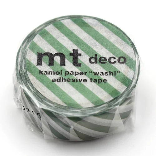 mt Masking Tape – Stripe Deep Green, 15mm×5m
