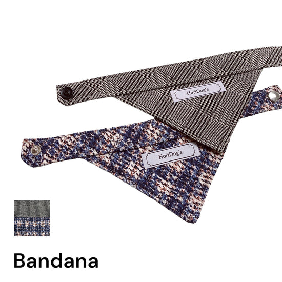 (Button type)BANDANA Cotton100% / Plaid