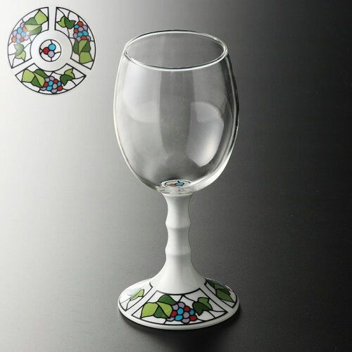 Wine glass [Arita Roman wine glass "Vitello (grape)