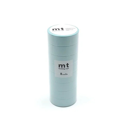 mt Masking Tape 8P – Baby Blue (8 rolls), 15mm×7m