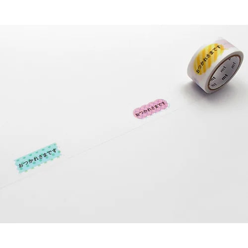 mt Write & Draw Tape (Perforated) – Onegaishimasu (Please), 20mm×5m