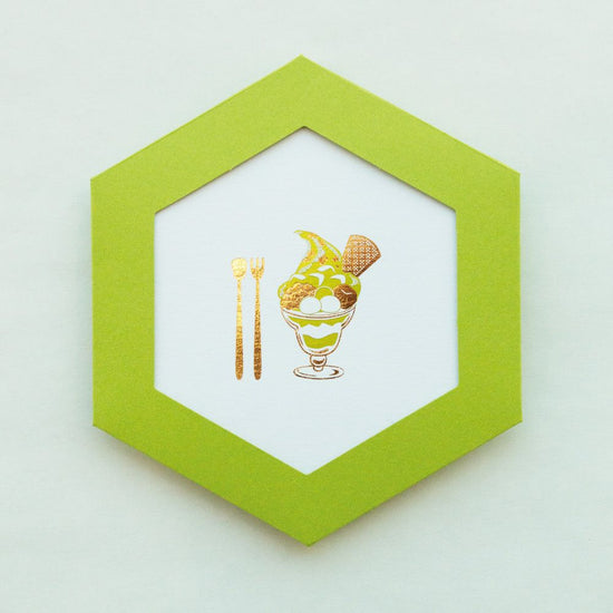 ROKKAKU CARD [Matcha Parfait]