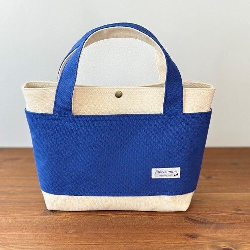 <New Products>S Tote of Solid Canvas *Kinari, Royal Blue